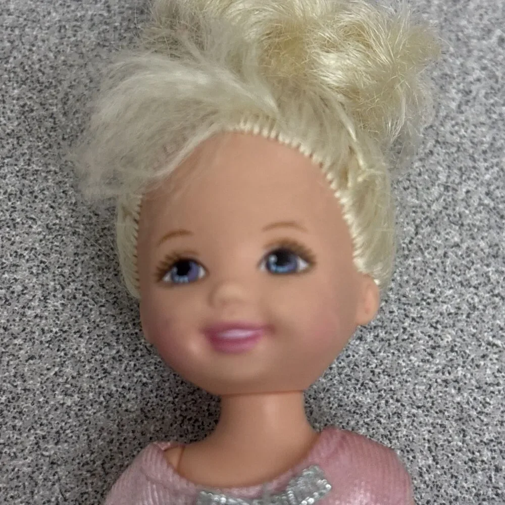 Vintage Barbie Girl Kelly Doll, Blonde Ponytail Extra Clothing, Outfits, EUC